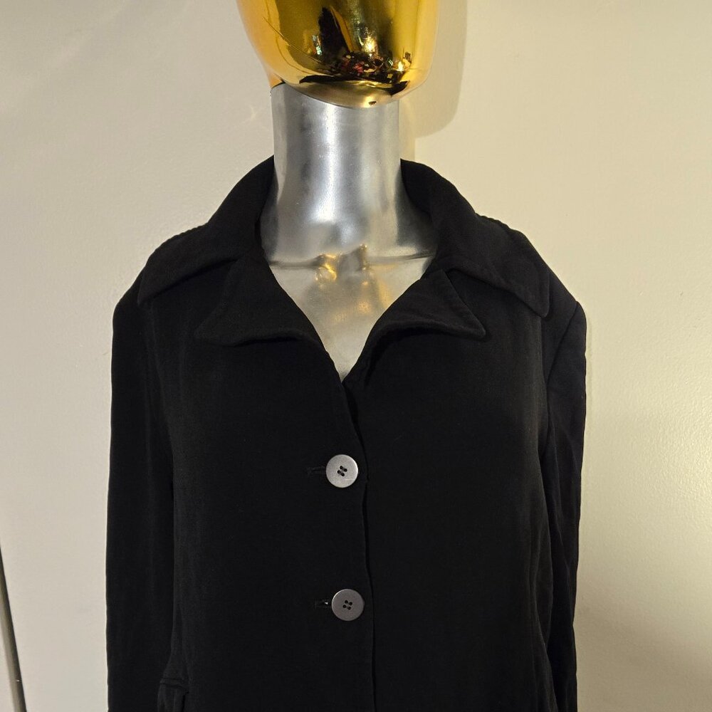 🖤 Bergdorf Goodman x DKNY – The Forever Black Jacket Size 10